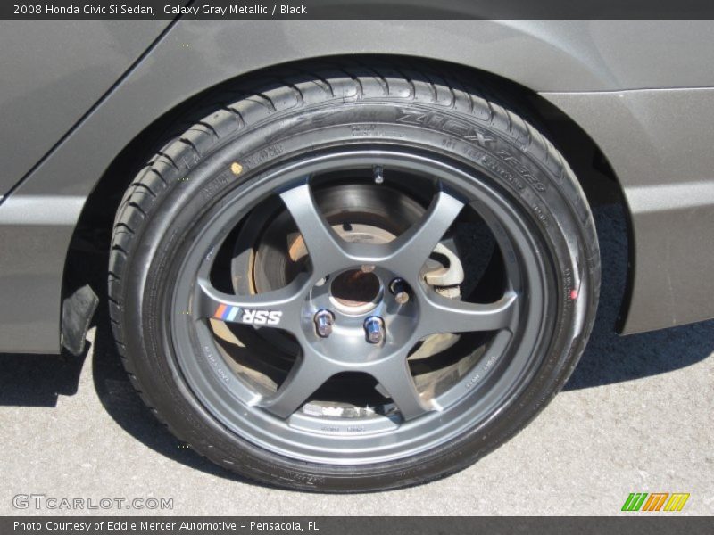 Galaxy Gray Metallic / Black 2008 Honda Civic Si Sedan