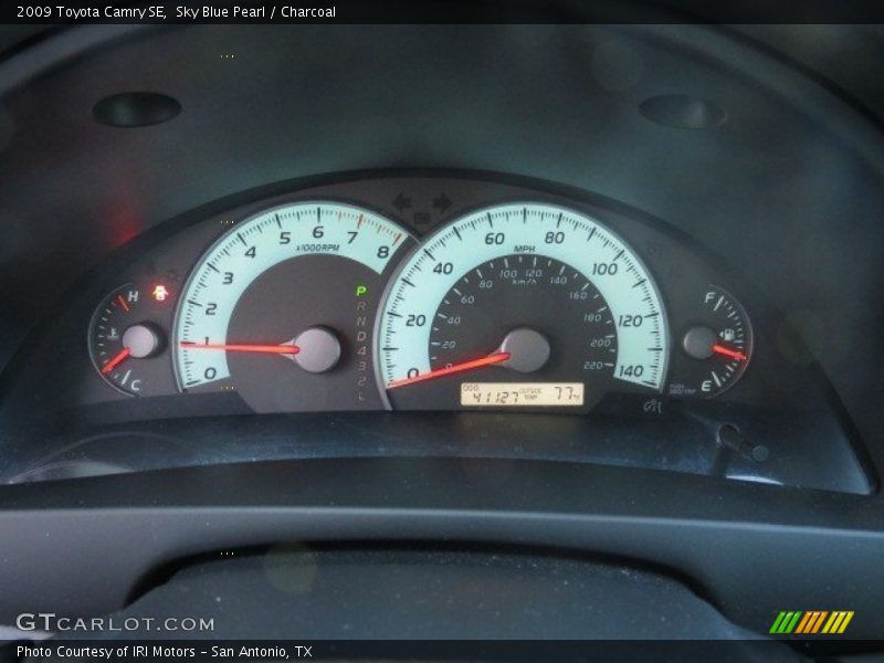 Sky Blue Pearl / Charcoal 2009 Toyota Camry SE
