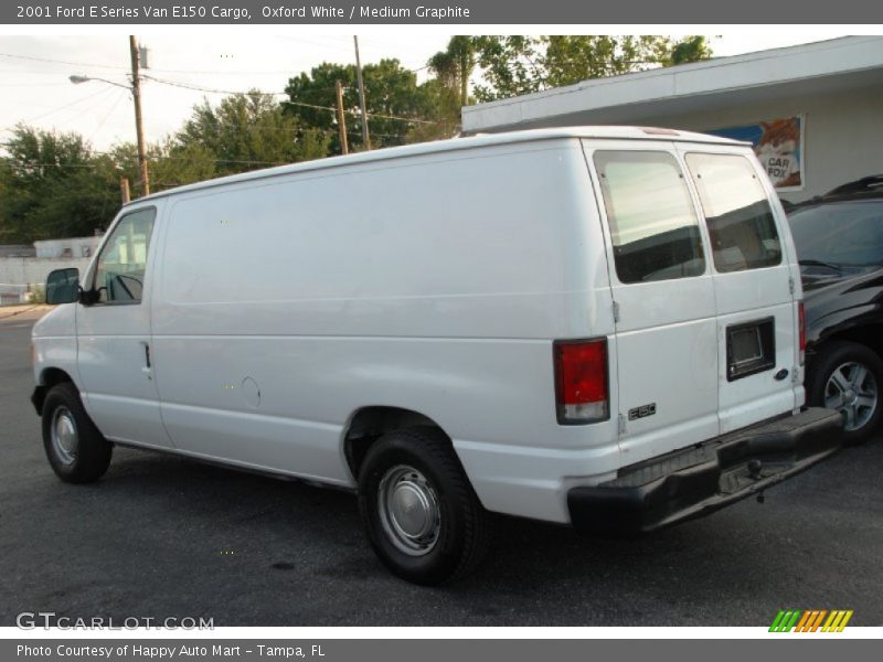 Oxford White / Medium Graphite 2001 Ford E Series Van E150 Cargo