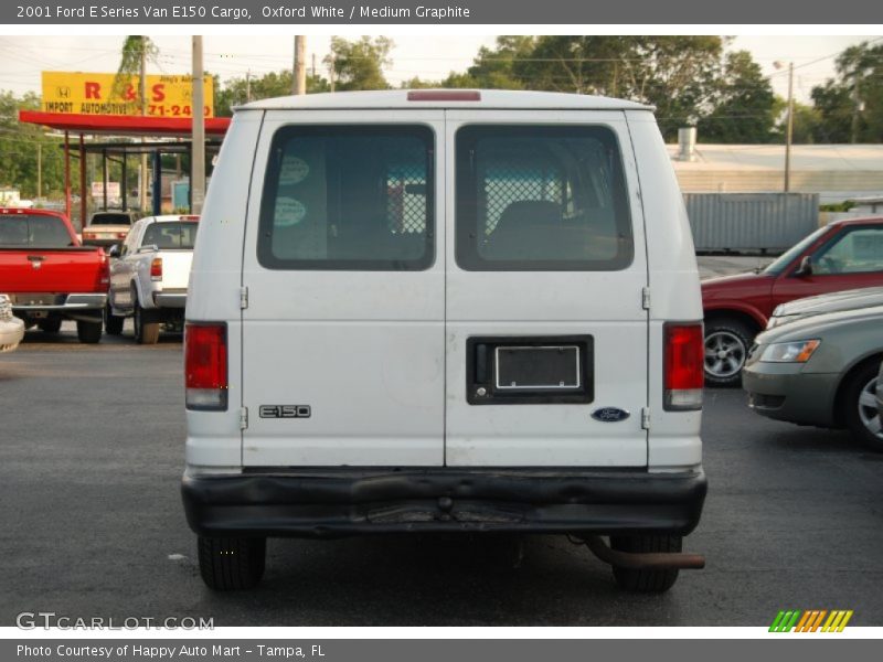 Oxford White / Medium Graphite 2001 Ford E Series Van E150 Cargo