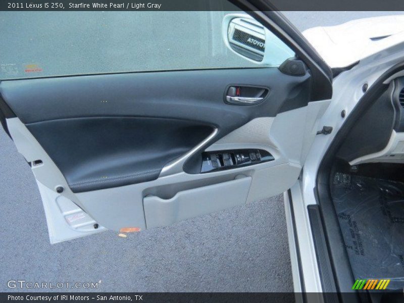Starfire White Pearl / Light Gray 2011 Lexus IS 250