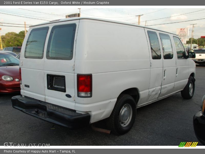Oxford White / Medium Graphite 2001 Ford E Series Van E150 Cargo