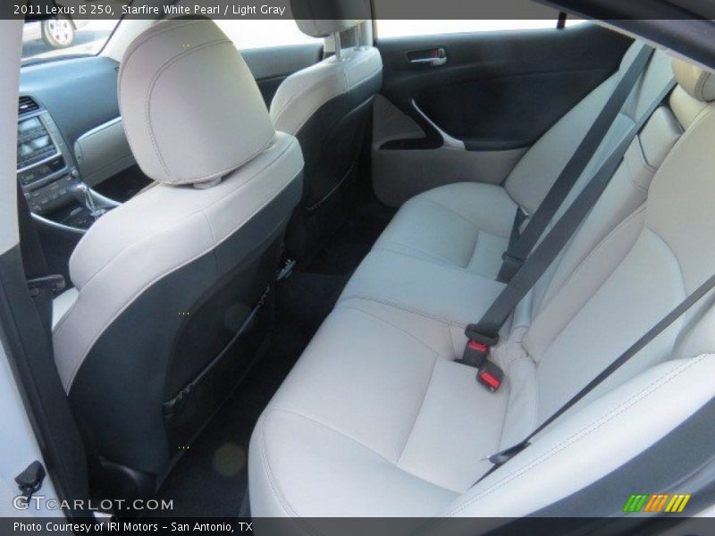 Starfire White Pearl / Light Gray 2011 Lexus IS 250