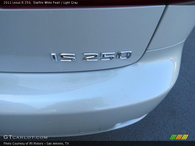 Starfire White Pearl / Light Gray 2011 Lexus IS 250
