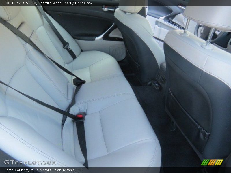 Starfire White Pearl / Light Gray 2011 Lexus IS 250