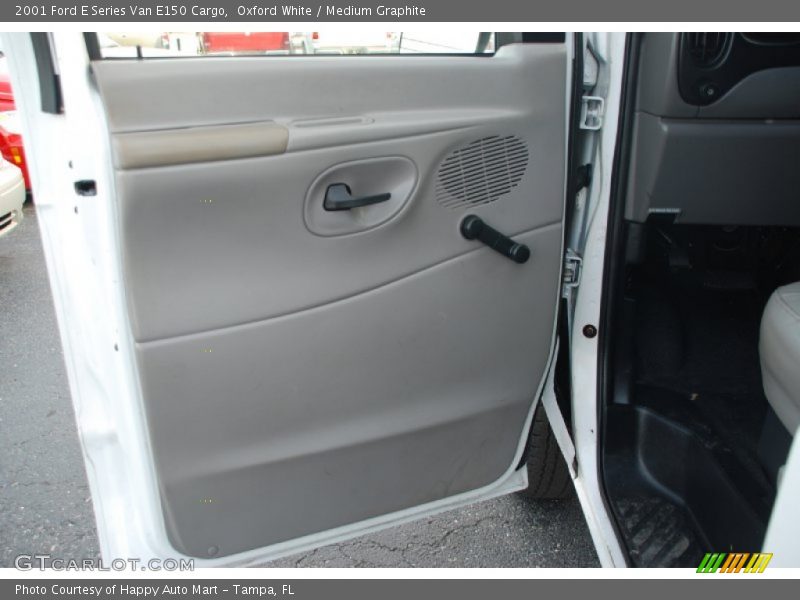 Oxford White / Medium Graphite 2001 Ford E Series Van E150 Cargo