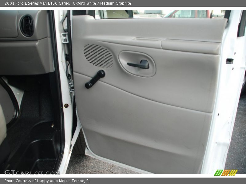 Oxford White / Medium Graphite 2001 Ford E Series Van E150 Cargo