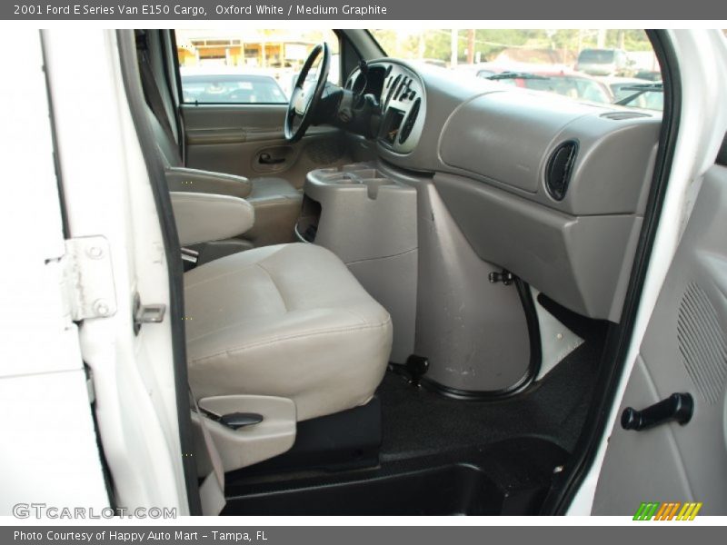 Oxford White / Medium Graphite 2001 Ford E Series Van E150 Cargo