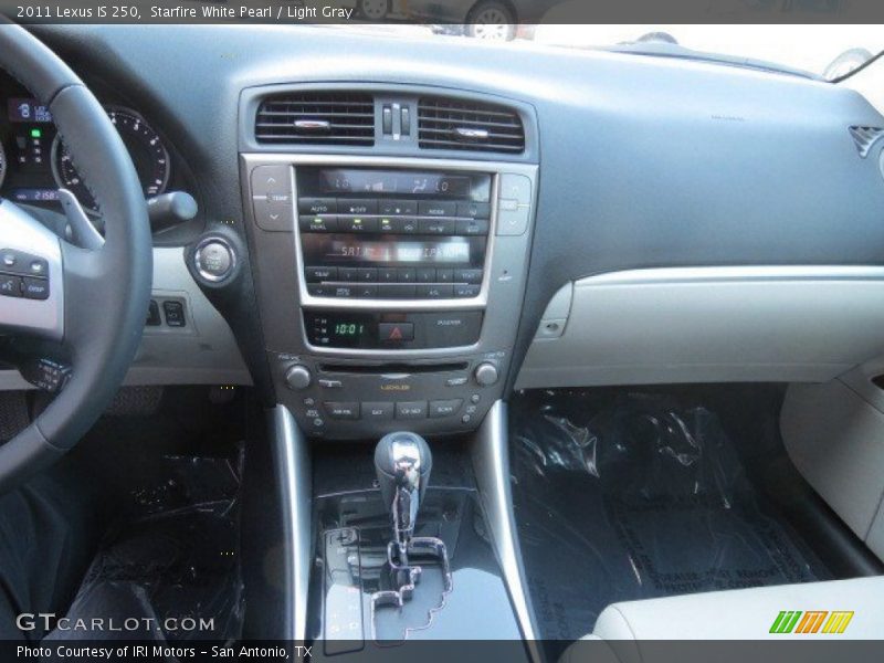 Starfire White Pearl / Light Gray 2011 Lexus IS 250