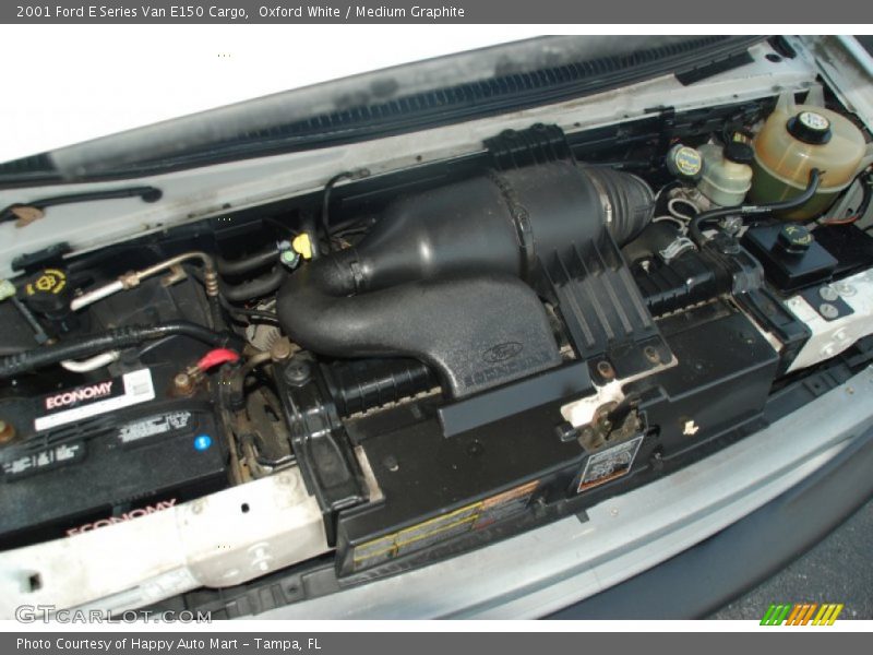 Oxford White / Medium Graphite 2001 Ford E Series Van E150 Cargo