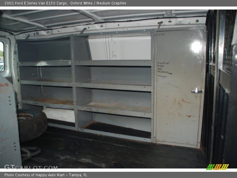 Oxford White / Medium Graphite 2001 Ford E Series Van E150 Cargo