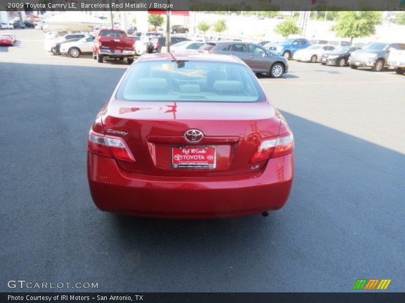 Barcelona Red Metallic / Bisque 2009 Toyota Camry LE