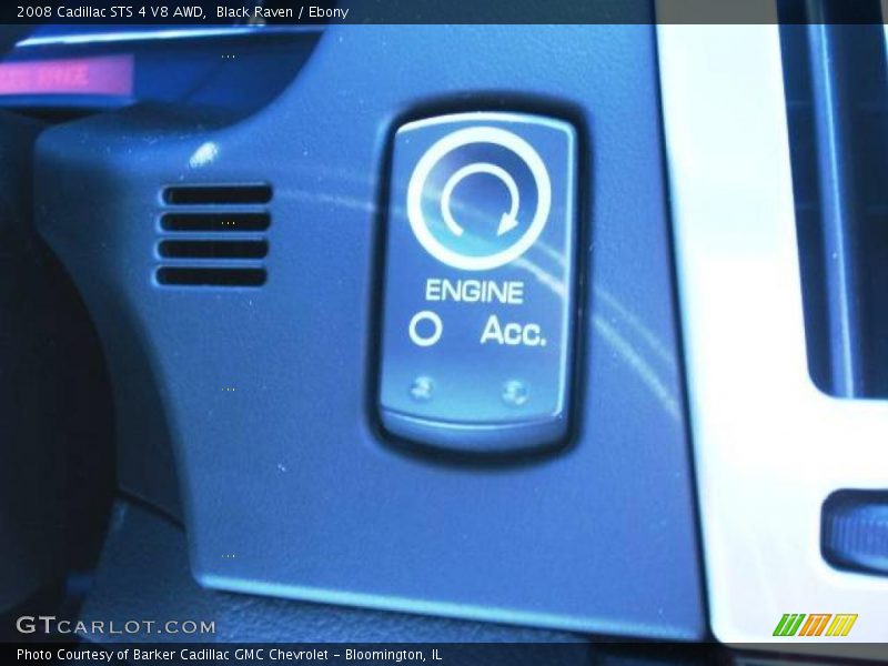 Black Raven / Ebony 2008 Cadillac STS 4 V8 AWD