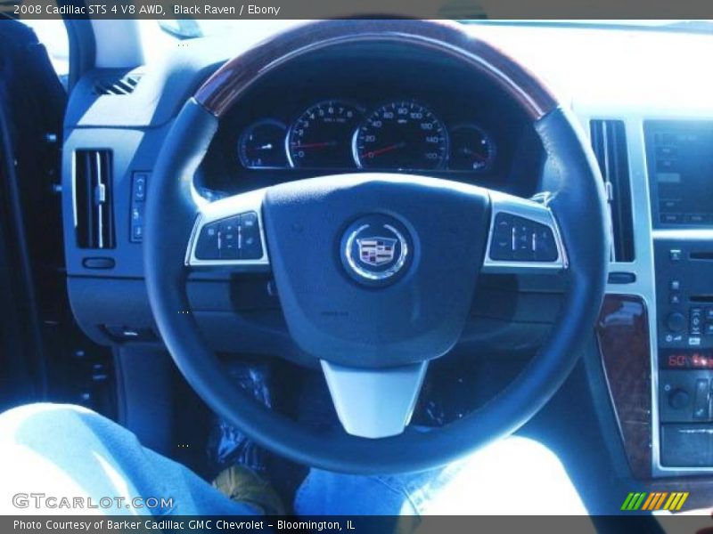 Black Raven / Ebony 2008 Cadillac STS 4 V8 AWD