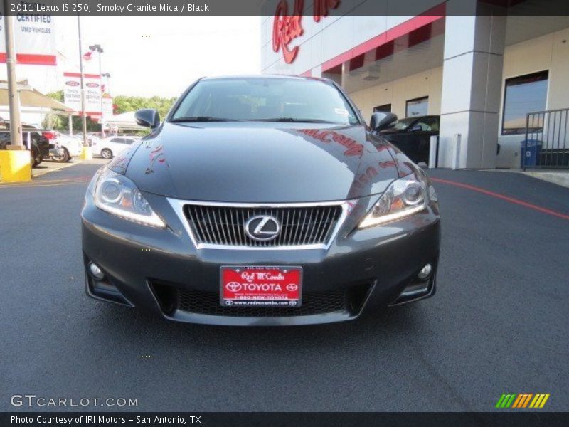 Smoky Granite Mica / Black 2011 Lexus IS 250