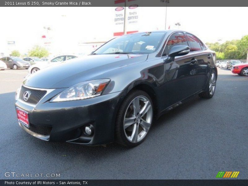Smoky Granite Mica / Black 2011 Lexus IS 250