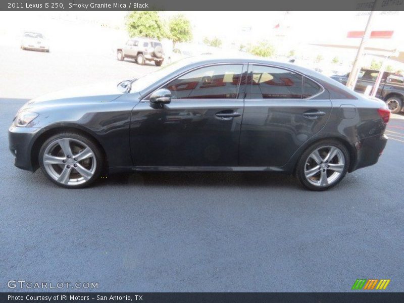Smoky Granite Mica / Black 2011 Lexus IS 250