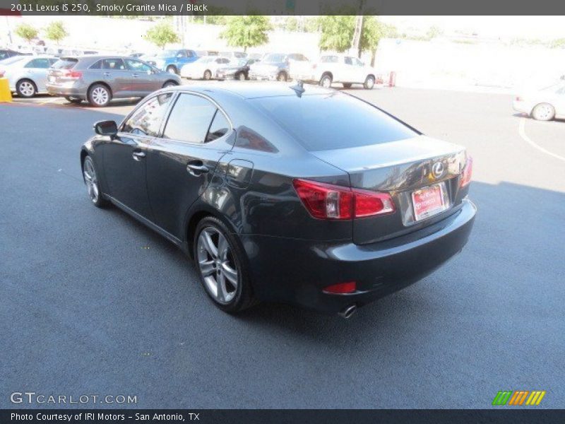 Smoky Granite Mica / Black 2011 Lexus IS 250