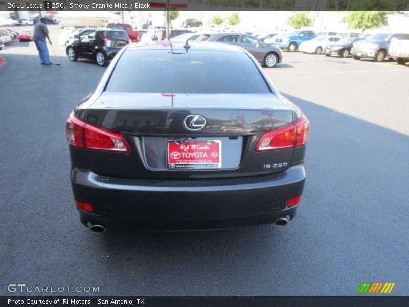 Smoky Granite Mica / Black 2011 Lexus IS 250
