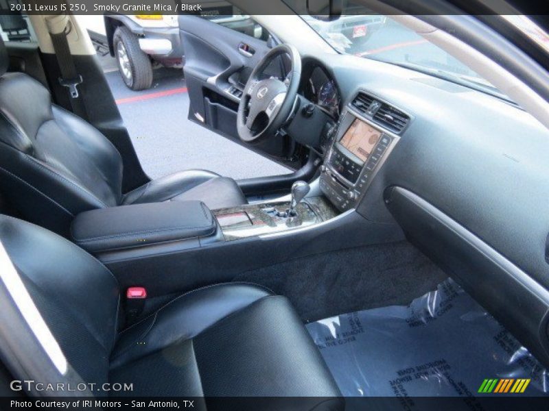 Smoky Granite Mica / Black 2011 Lexus IS 250