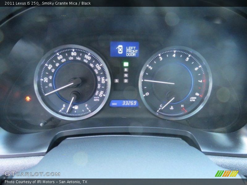 Smoky Granite Mica / Black 2011 Lexus IS 250