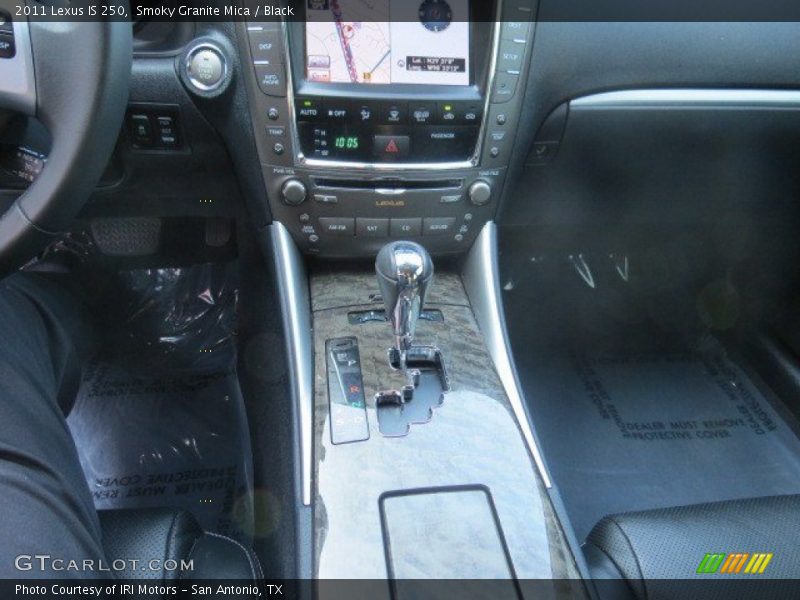 Smoky Granite Mica / Black 2011 Lexus IS 250