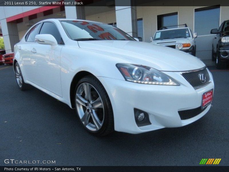 Starfire White Pearl / Black 2011 Lexus IS 250