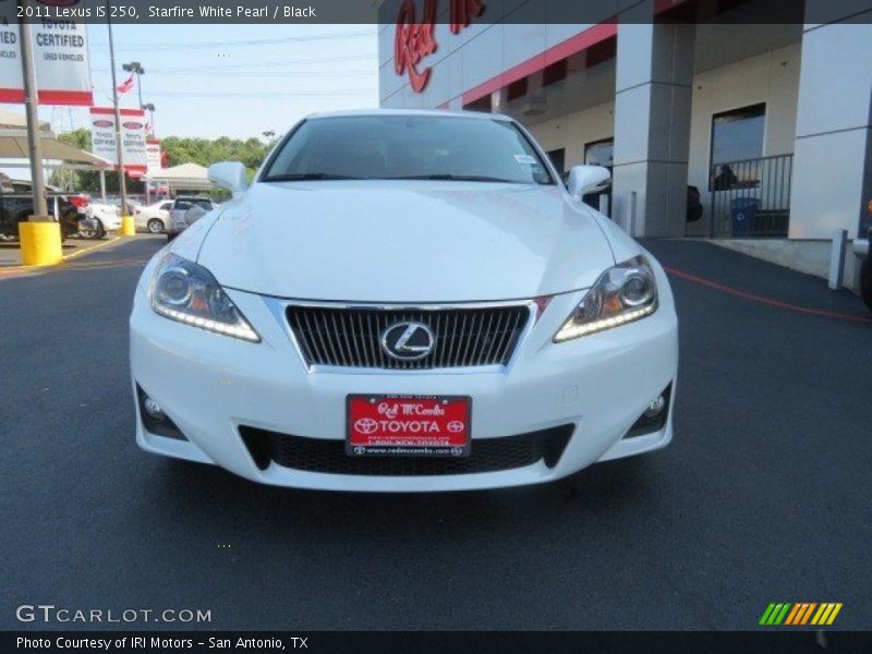 Starfire White Pearl / Black 2011 Lexus IS 250