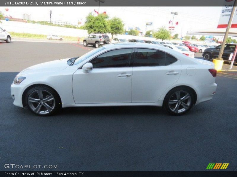 Starfire White Pearl / Black 2011 Lexus IS 250