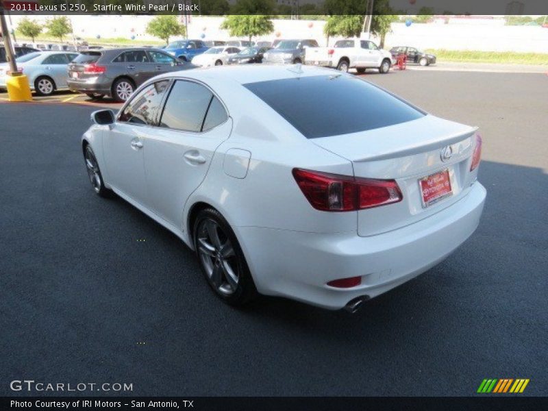 Starfire White Pearl / Black 2011 Lexus IS 250