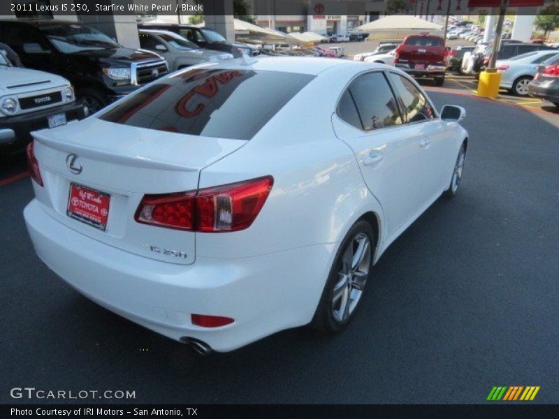 Starfire White Pearl / Black 2011 Lexus IS 250