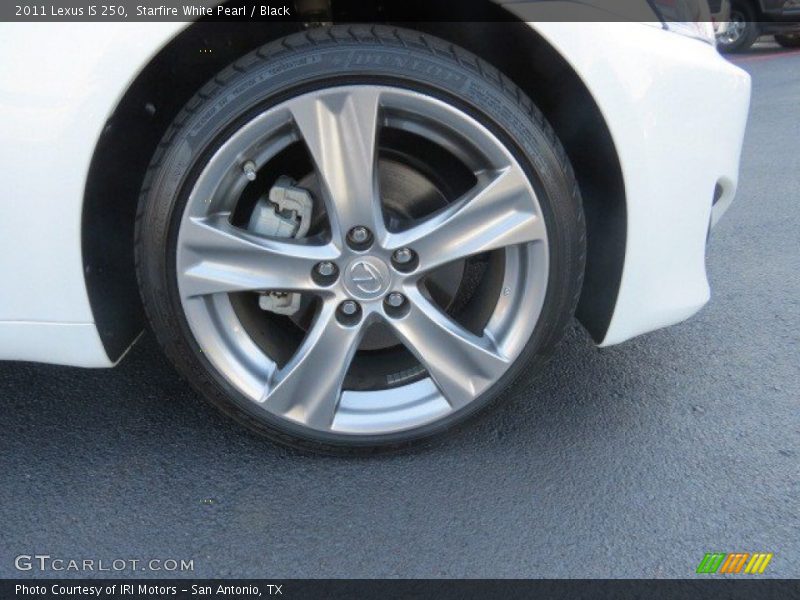 Starfire White Pearl / Black 2011 Lexus IS 250