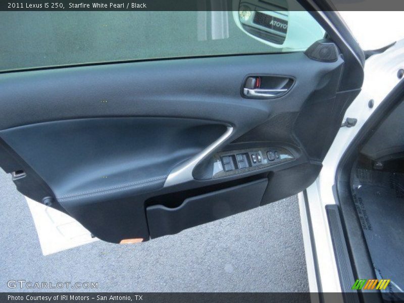 Starfire White Pearl / Black 2011 Lexus IS 250
