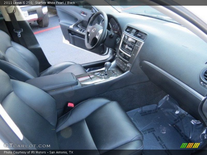 Starfire White Pearl / Black 2011 Lexus IS 250