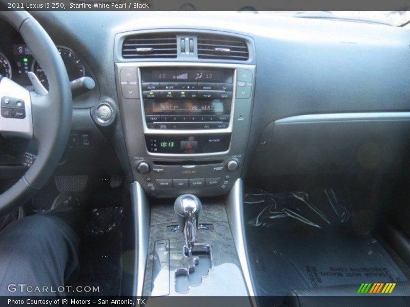 Starfire White Pearl / Black 2011 Lexus IS 250