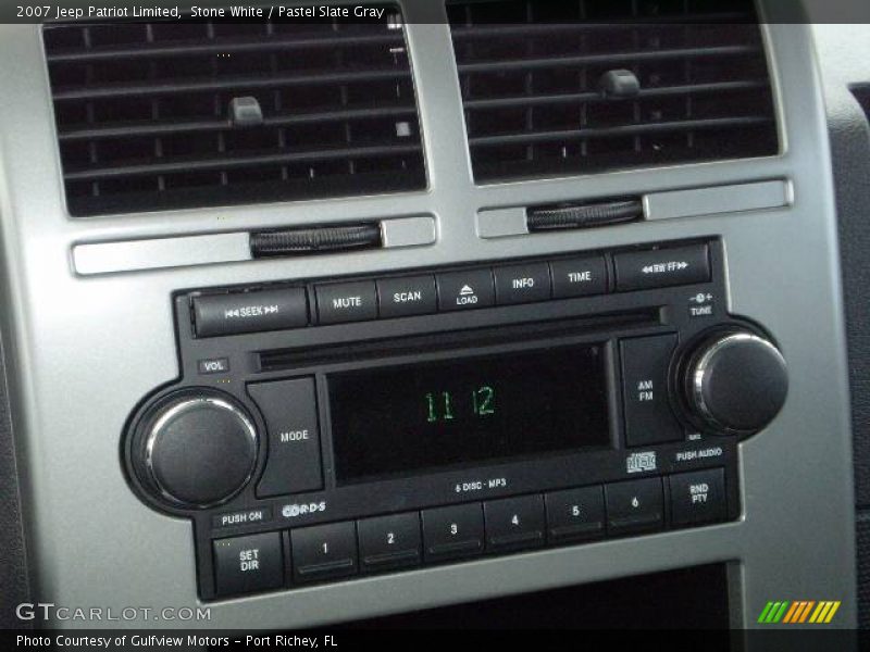 Stone White / Pastel Slate Gray 2007 Jeep Patriot Limited