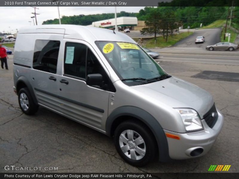 Silver Metallic / Dark Gray 2010 Ford Transit Connect XLT Cargo Van