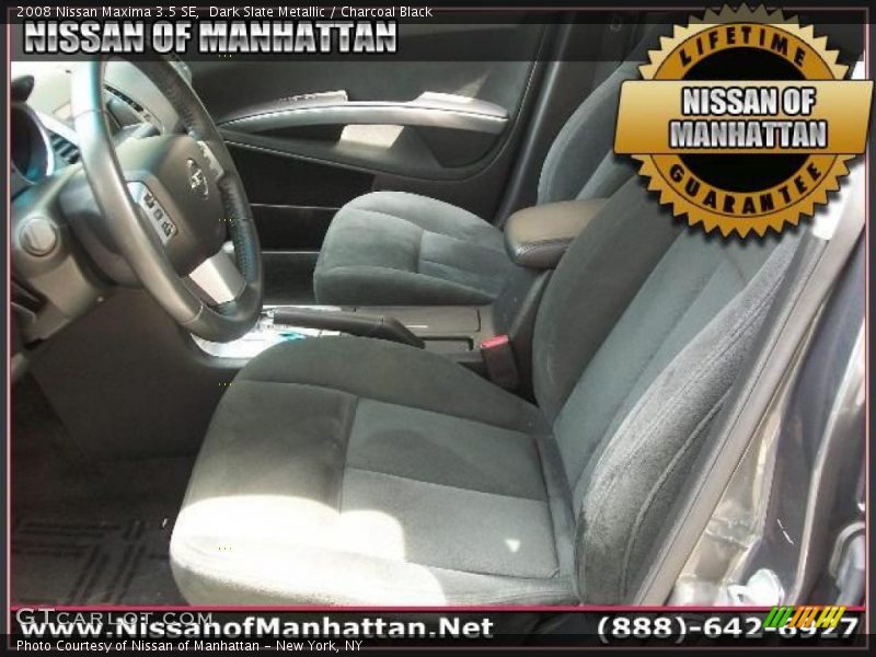 Dark Slate Metallic / Charcoal Black 2008 Nissan Maxima 3.5 SE