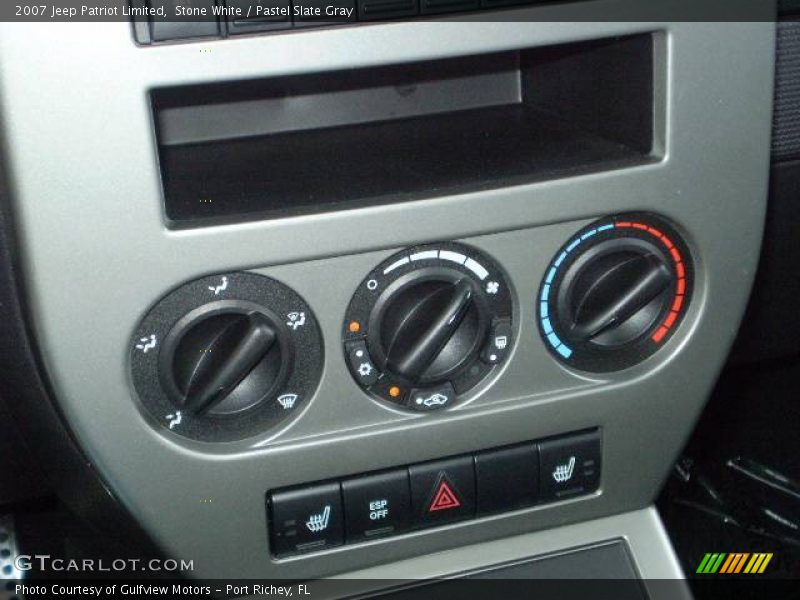 Stone White / Pastel Slate Gray 2007 Jeep Patriot Limited