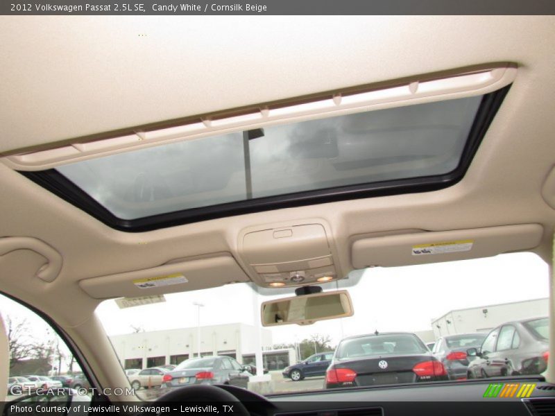 Candy White / Cornsilk Beige 2012 Volkswagen Passat 2.5L SE