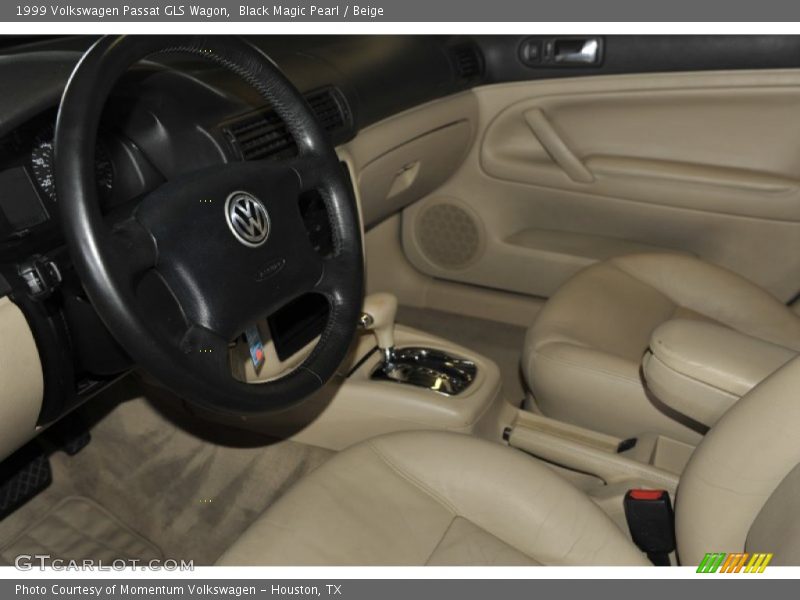 Black Magic Pearl / Beige 1999 Volkswagen Passat GLS Wagon