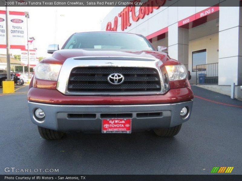 Salsa Red Pearl / Graphite Gray 2008 Toyota Tundra Texas Edition CrewMax