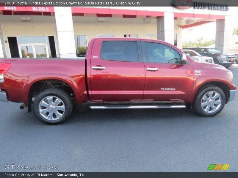 Salsa Red Pearl / Graphite Gray 2008 Toyota Tundra Texas Edition CrewMax