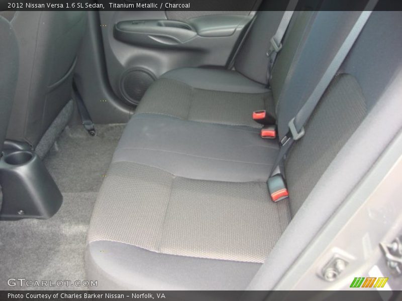 Titanium Metallic / Charcoal 2012 Nissan Versa 1.6 SL Sedan
