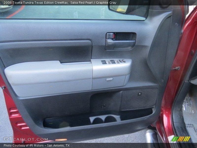 Salsa Red Pearl / Graphite Gray 2008 Toyota Tundra Texas Edition CrewMax