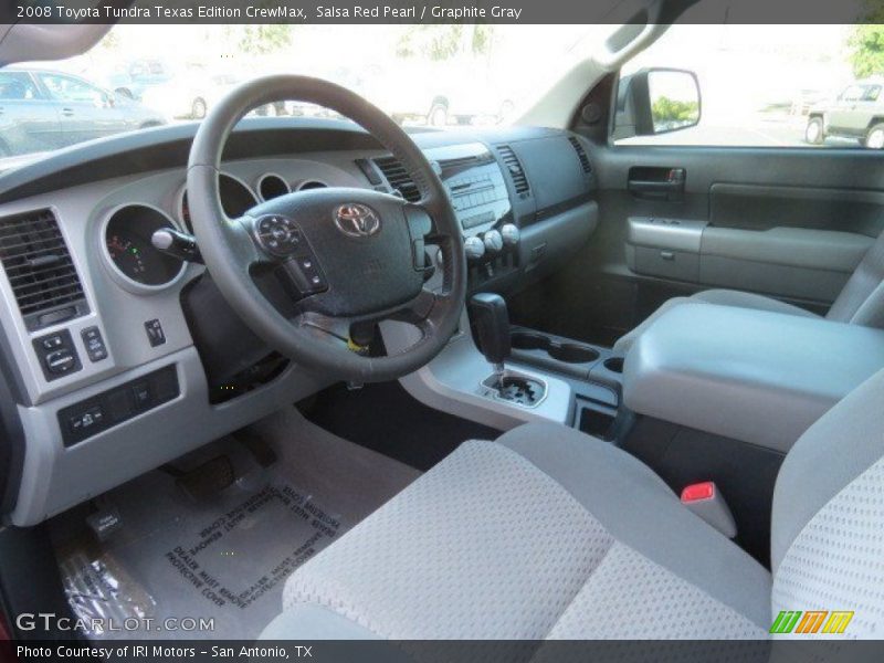 Salsa Red Pearl / Graphite Gray 2008 Toyota Tundra Texas Edition CrewMax
