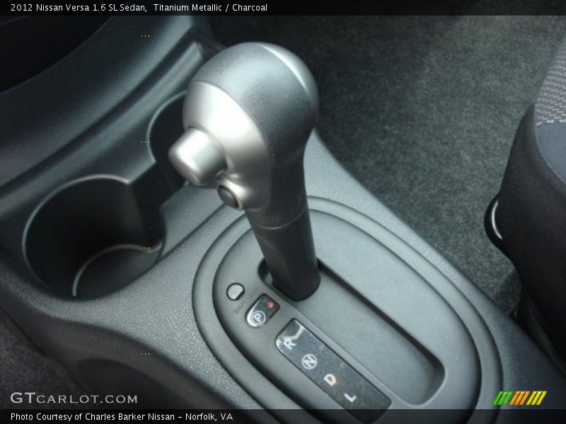 Titanium Metallic / Charcoal 2012 Nissan Versa 1.6 SL Sedan