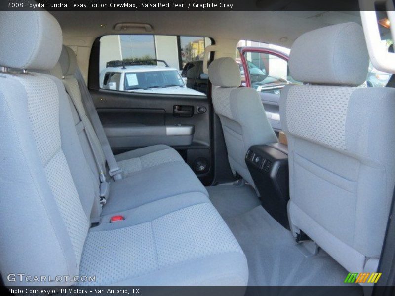 Salsa Red Pearl / Graphite Gray 2008 Toyota Tundra Texas Edition CrewMax
