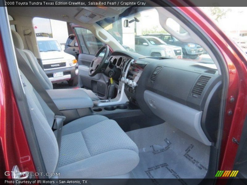Salsa Red Pearl / Graphite Gray 2008 Toyota Tundra Texas Edition CrewMax
