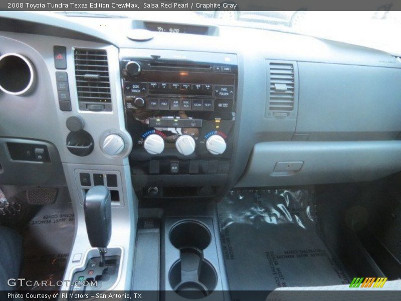 Salsa Red Pearl / Graphite Gray 2008 Toyota Tundra Texas Edition CrewMax